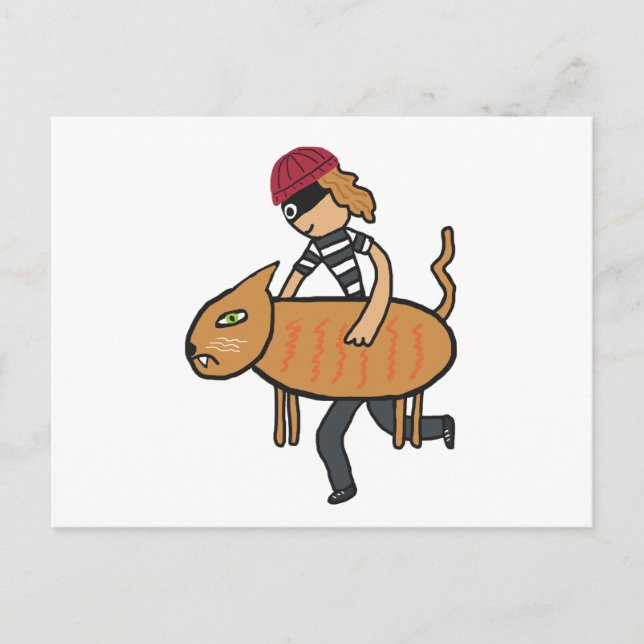 Cartão Postal Cat Burglar (Frente)