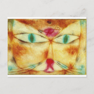 Cartão Postal Cat e Bird - Paul Klee