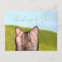 Cartão Postal Cat in the Window 