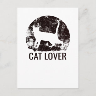 Cartão Postal Cat Lover