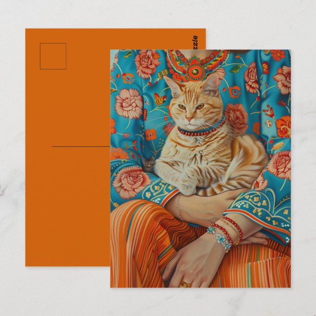 Cartão Postal Cat Mãe (Frente/Verso)