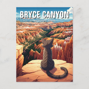 Cartão Postal Cat no Bryce Canyon National Park Utah
