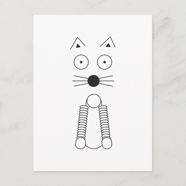 Cartão Postal CAT simples (Frente)