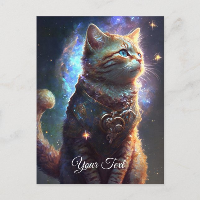 Cartão Postal Cat Watcher. (Frente)