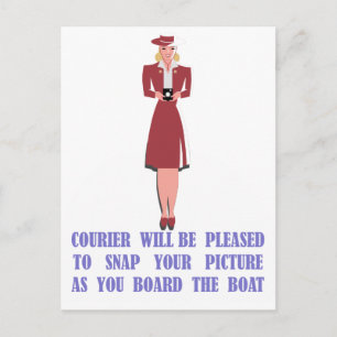 Cartão Postal Catalina Courier