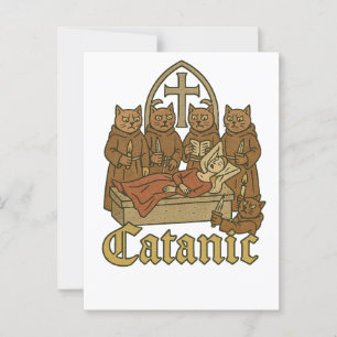 Cartão Postal Catanic - Memória Cult Medieval