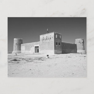 Cartão Postal Catar, Al Zubarah. Forte de Al-Zubara (c.1938) ago