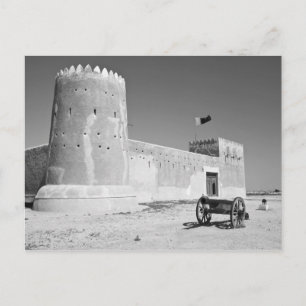 Cartão Postal Catar, Al Zubarah. Forte de Al-Zubarah (c.1938) at