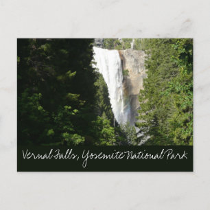 Cartão Postal Catarata Vernal II no Parque Nacional de Yosemite
