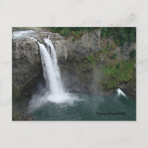 Cartão Postal Cataratas de Snoqualmie