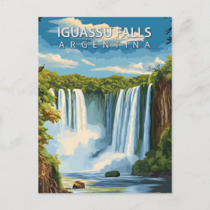 Cartão Postal Cataratas do Iguaçu Argentina Natureza Sul-America