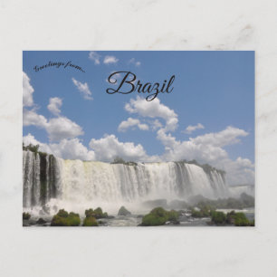 Cartão Postal Cataratas do Iguaçu Brasil