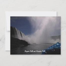 Cartão Postal Cataratas do Niágara e Catarata Horseshoe