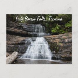 Cartão Postal Cataratas Lady Barron Falls Tasmânia Austrália