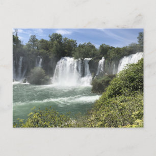 Cartão Postal Cataratas na Bósnia e Herzegovina