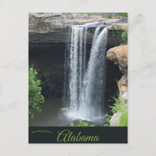 Cartão Postal Cataratas Noccalula Gadsden Alabama