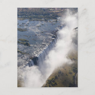 Cartão Postal Cataratas Vitória, Rio Zambeze, Zâmbia -