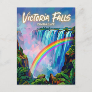 Cartão Postal Cataratas Vitória Zimbábue