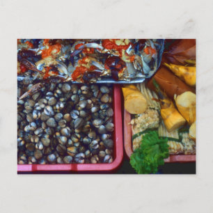 Cartão Postal Catch of Day Seafood Market Taipei, Taiwan