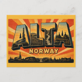 Cartão Postal Catedral Alta Noruega