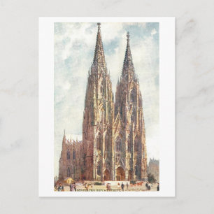 Cartão Postal Catedral Antiga em Colônia/Colônia