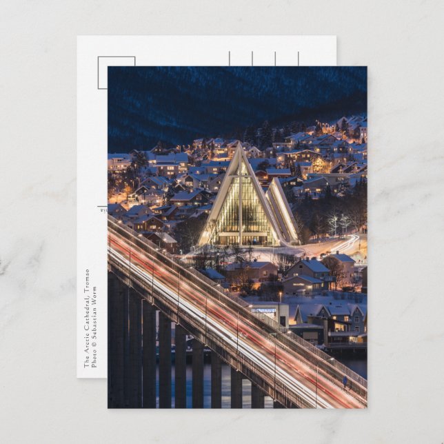 Cartão Postal Catedral Árctica (Frente/Verso)