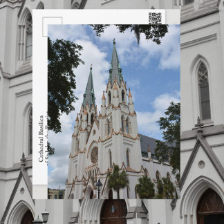 Cartão Postal Catedral Basílica de São João Batista Savannah
