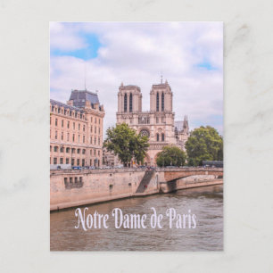 Cartão Postal Catedral Católica de Notre Dame de Paris