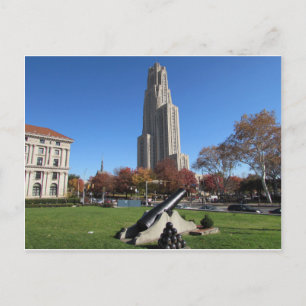 Cartão Postal Catedral da Universidade de Aprendizagem de Pittsb