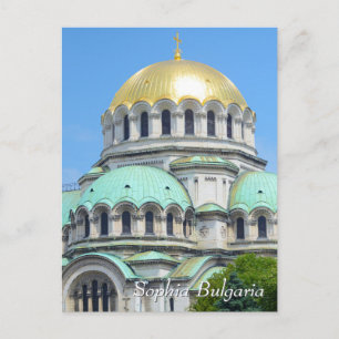 Cartão Postal Catedral de Alexander Nevsky em Sófia, Bulgária