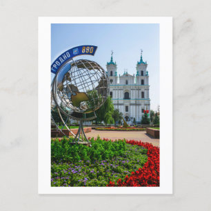 Cartão Postal Catedral de Arquitetura de Grodno Belarus