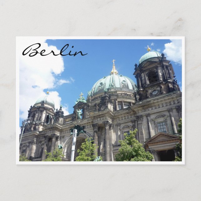 Cartão Postal catedral de berlim alemanha (Frente)