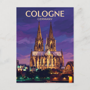 Cartão Postal Catedral de Colônia Alemanha