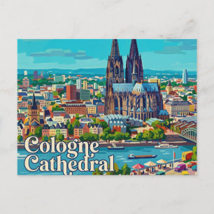 Cartão Postal Catedral de Colônia Alemanha