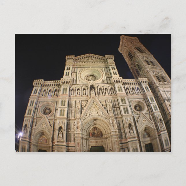 Cartão Postal Catedral de Duomo, Firenze (Frente)