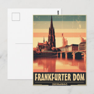 Cartão Postal Catedral de Frankfurt am Main Frankfurt