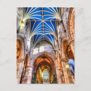 Cartão Postal Catedral de Giles ruas Edinburgh