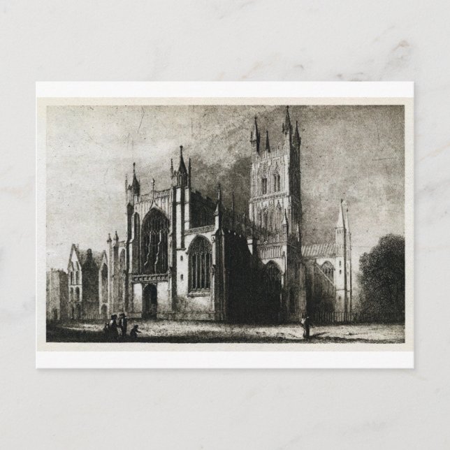 Cartão Postal Catedral de Gloucester (Frente)