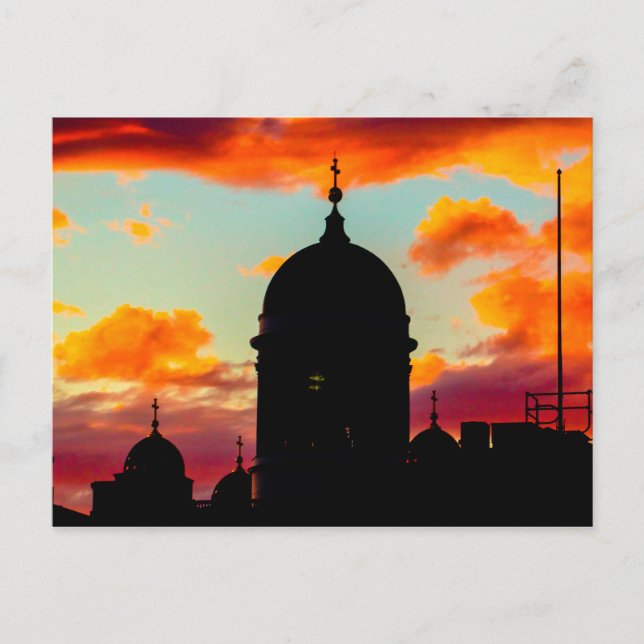 Cartão Postal Catedral de Helsínquia (Frente)