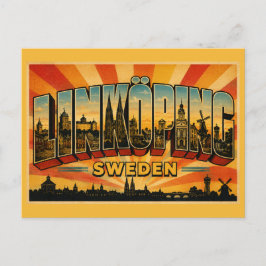 Cartão Postal Catedral de Linköping Suécia