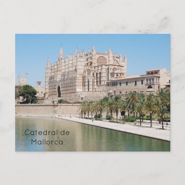 Cartão Postal Catedral de Mallorca (Frente)