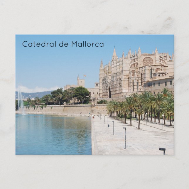 Cartão Postal Catedral de Mallorca (Frente)