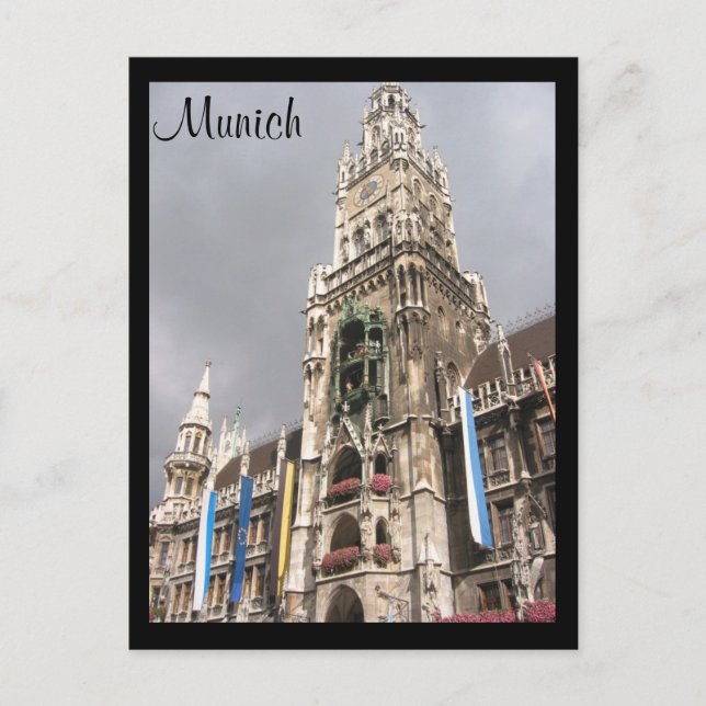 Cartão Postal catedral de munich (Frente)