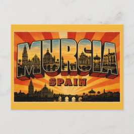 Cartão Postal Catedral de Múrcia Espanha