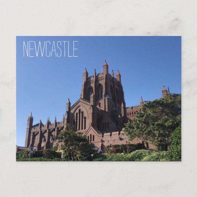 Cartão Postal catedral de newcastle (Frente)