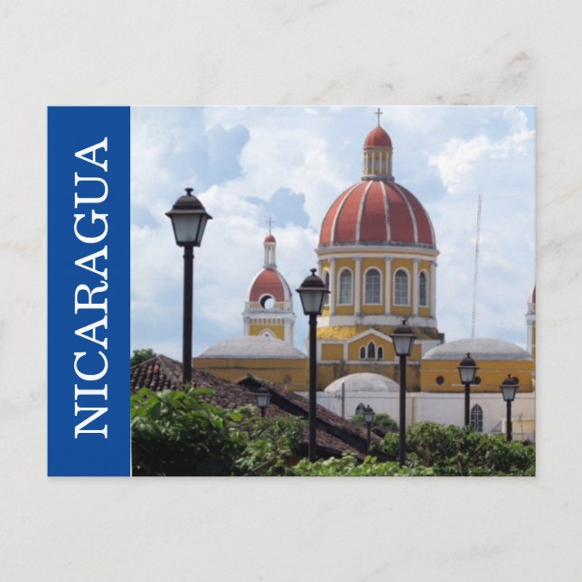 Cartão Postal catedral de nicaragua (Frente)