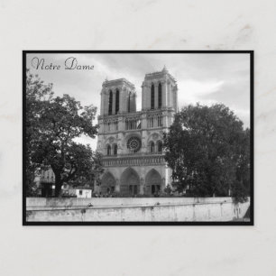 Cartão Postal catedral de notre dame