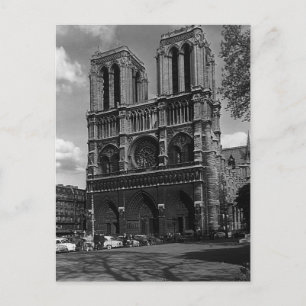 Cartão Postal Catedral de Notre Dame Paris França Vintage