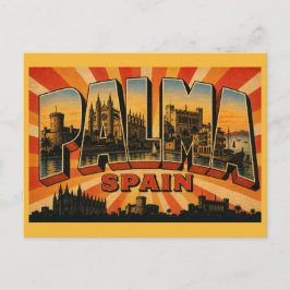 Cartão Postal Catedral de Palma de Maiorca Espanha