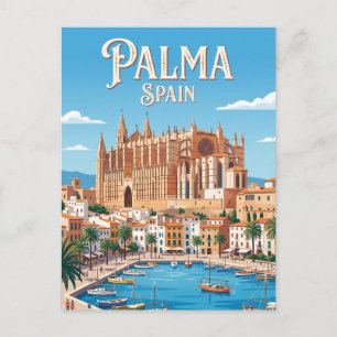 Cartão Postal Catedral de Palma Espanha